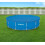 Bestway Bestway 12ft Round Blue Polyethylene Pool Cover with Fixing Chains 3