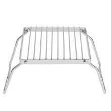 Mini Portable Camping Grill, Folding Charcoal BBQ Fire Stand for Outdoor Backpacking with Carry Bag