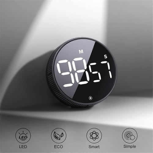 Kitchen Timer with LED Digital Display Smart Efficana for Home Classroom Gym Office, Brightness Adju 1