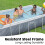 Bestway Bestway Steel Pro MAX Above Ground Pool, 13'3" Swimming Pool Rectangular Pool Set 4