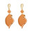 Double Layer Water Drop Earrings, Unique Irregular Eight-Shaped Dangle 1