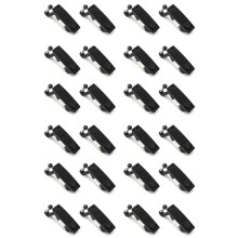 24Pcs Compression  Lock Zinc Alloy Flush Lever  Adjustable Grip Range 0.04 Inch-0.94 Inch