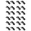 24Pcs Compression  Lock Zinc Alloy Flush Lever  Adjustable Grip Range 0.04 Inch-0.94 Inch 1