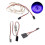2pcs RC Airplane LED Light Strips Bright Blue Winglight with 5 Modes and Memory Restore 1