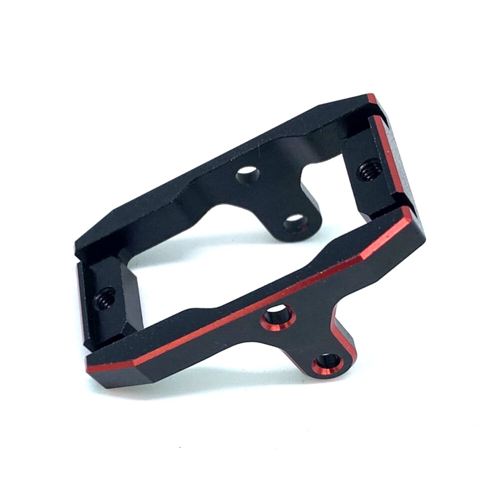Cnc Aluminum Servo Mount Upgrade For Traxxas Trx4m 1/18 Rc Crawler, Durable Precise Fit (Blackred) 9771547018735