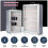 60 Slot Lockable Cell Phone Storage Locker with Handle and Soft Compartments for Classroom 2