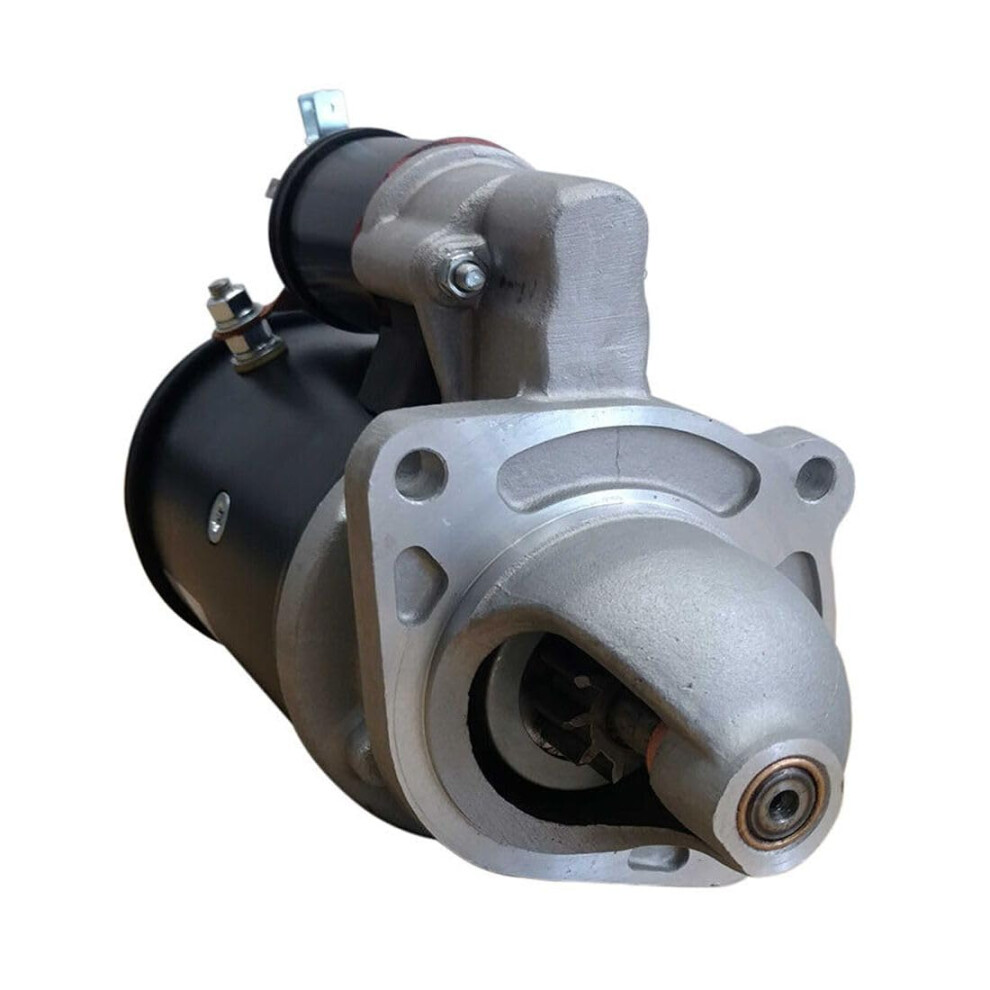 Skid Steer Starter For Holland Lx985 12V 3.1Kw 10Tooth Drive Gear Exact Fit Replacement 81868126 9330225501718