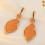 Double Layer Water Drop Earrings, Unique Irregular Eight-Shaped Dangle 3