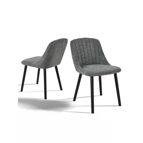(Slate Grey, Set of 2) Goeurvant Dining Chairs