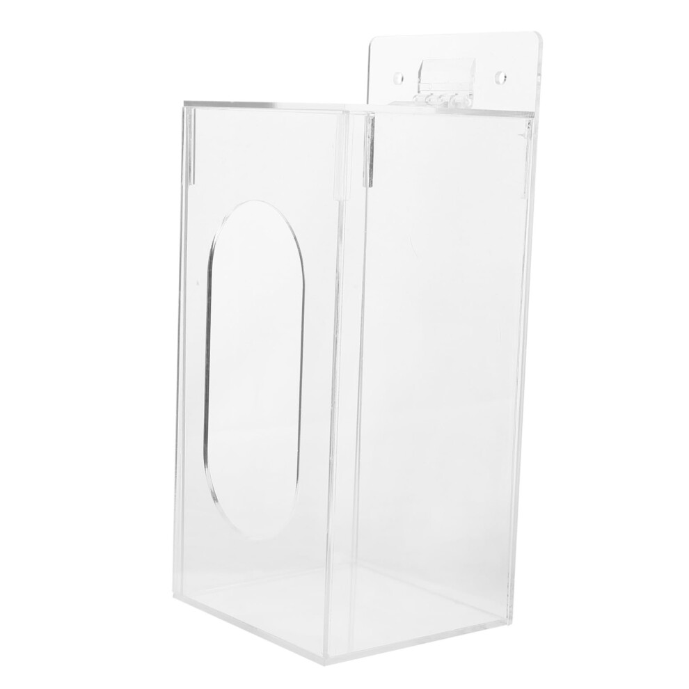 Acrylic Mask Dispenser And Wall Mount Glove Holder With Clear Ppe Organizer For Easy Access 9073542166399