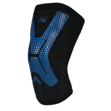 Breathable Mesh Compression Knee Brace for Running, Basketball, Cycling and Gym (Blue, S)
