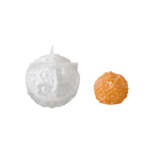 Flower Shape Handmade Candle Moulds Silicone Texture Figurine-S