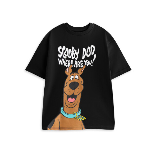 Scooby Doo (Small) Scooby Doo Short Sleeve Long Leg Pyjama Set (Mens Black) 2