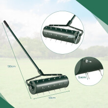 Handmatige gazonbeluchterrol - 53x130 cm, 33 spikes