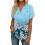 Women's Short Sleeve V-Neck  Blouses, Work Blouses,-White XL 4