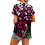 Women's Short Sleeve V-Neck  Blouses, Work Blouses,-White XL 6