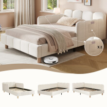 (Velvet) Upholstered Single Bed with Safety Rails and Velvet Finish 3ft-90x190cm,velvet