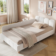 (Boucle) Upholstered Single Bed with Safety Rails and Velvet Finish 3ft-90x190cm,velvet