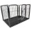 Heavy Duty Dog Cage Pet Metal Run Folding Medium 7