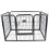 Heavy Duty Dog Cage Pet Metal Run Folding Medium 13