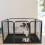 Heavy Duty Dog Cage Pet Metal Run Folding Medium 5