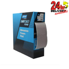Norton Pro Rotolo Foam A275 115mm x 25m P600 Sanding Grit Pre Cut Abrasive Roll