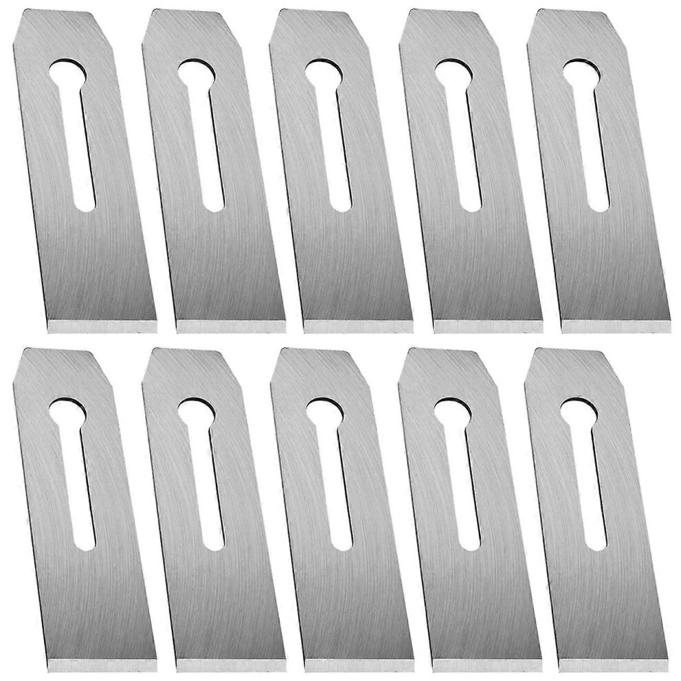 10 Pack Bench Hand Plane Blade Replacement Woodwork Planer Cutter Wide Iron Blades 9172356670204