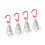 Octopuses Zelthering mit Federschnalle, Windseilanker-4er-Pack 1