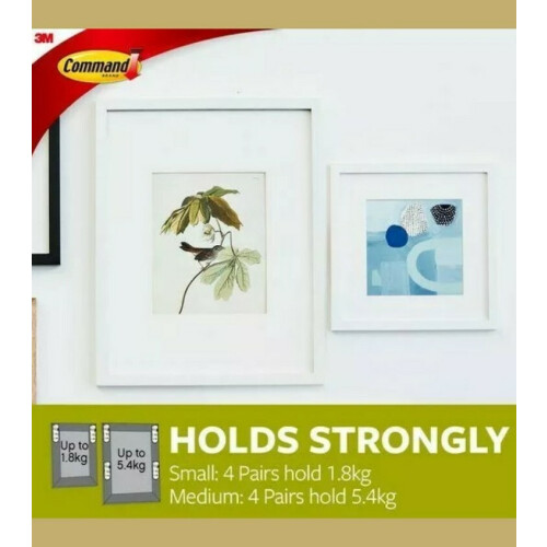 3M Command 17203 Small & Medium Picture Hanging Strips Value Pack Damage Free 1