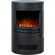 Sureflame Dunston Round Electric Stove in Black