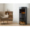 Sureflame Dunston Round Stove with Log Store 2
