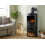 Sureflame Dunston Stove with Log Store & Pipe 2