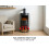 Sureflame Dunston Stove with Log Store & Pipe 5
