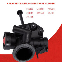 3X Carburateur de Tondeuse à Gazon 499809 498809A 494406 pour Moteur Vertical Briggs Stratton 98902 98982