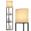 ELECWISH Modern Floor Lamp Corner Standing Lamp w/ Storage 1