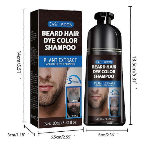Men's Mustache Beard Dyes Long Lasting Beard Color for Home 1