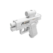 (White) Prank Two Way WaterGun, Prank SquirtGun Can Spray from Front and Back 25-26