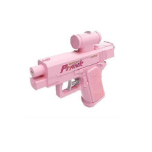 (Pink) Prank Two Way WaterGun, Prank SquirtGun Can Spray from Front and Back 25-26