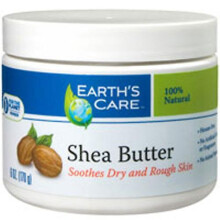 Earth's Care Shea Butter 100% Pure and Natural, 6 OZ (Pack of 1)
