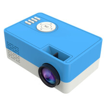 J15 1920 x 1080P High-Definition Home Mini LED Projector with Tripod (Blue and White)