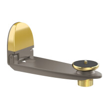 Adjustable and foldable aluminum alloy projector wall mount bracket (coffee gold)