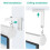 Universal Projector Screen Ceiling Mount Wall Hanger L-shaped Adjustable Bracket(White) 3