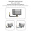 Adjustable and foldable aluminum alloy projector wall mount bracket (coffee gold) 4