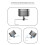 Metal Telescopic Adjustable PTZ Projector Wall Mount Bracket(Black) 2