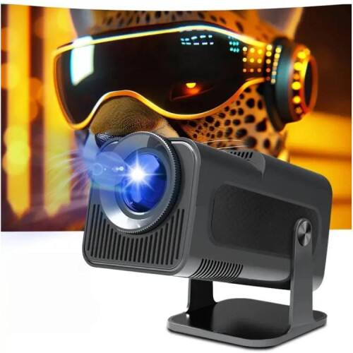 HY320 Mini Android 11 Portable 4K HD Projector With WiFi 6, Bluetooth, 180-Degree Rotation, Wireless Screen Mirroring 1