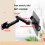 Foldable wall-mounted phone/tablet stand with adjustable angle, extendable, lazy-person wall-mounted cantilever bracket (3 sections) 4