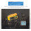 Proiettore mini portatile A2000 da 800 lumen con schermo LCD, supporta 1080P (Colore: Giallo) 3