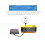 Proiettore mini portatile A2000 da 800 lumen con schermo LCD, supporta 1080P (Colore: Giallo) 4