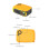 Proiettore mini portatile A2000 da 800 lumen con schermo LCD, supporta 1080P (Colore: Giallo) 5