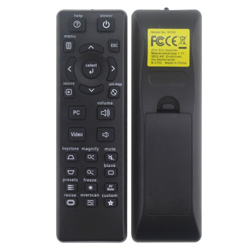 compatible InFocus IN112 IN114 IN124 IN3136 Projector Remote Control